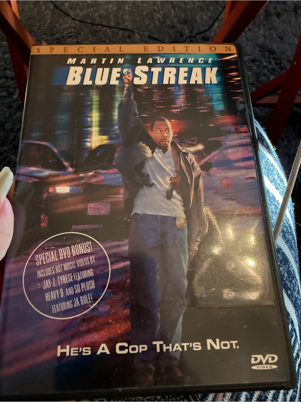 Blue Streak Movie DVD Martin Lawrence (used)